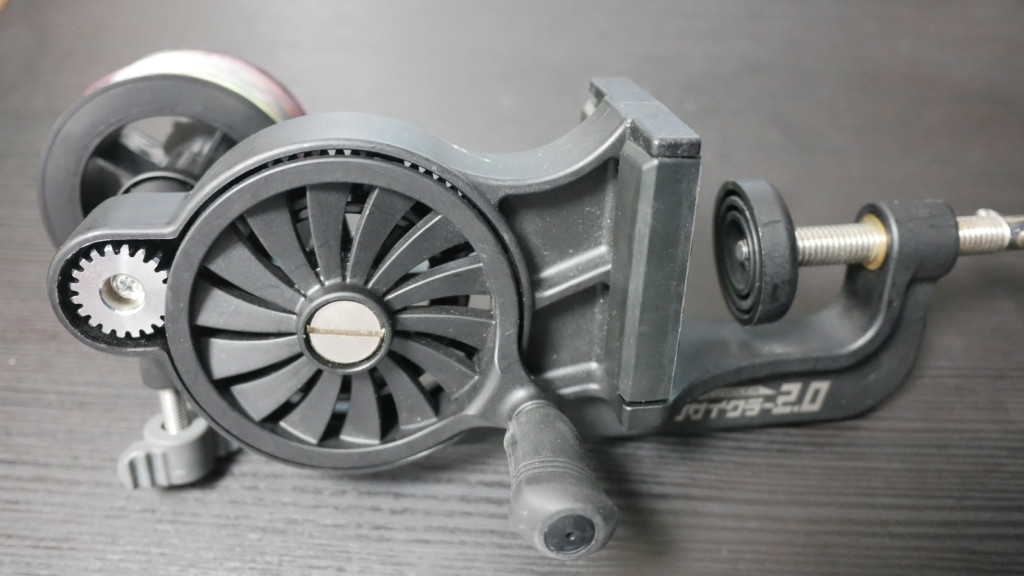 PE2号200m巻き！高速リサイクラーでの巻き直しで実現