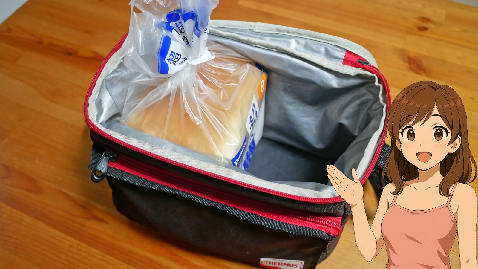 家族のお出かけ用バッグとして〜保冷以外にもサンドイッチやお弁当入れにも